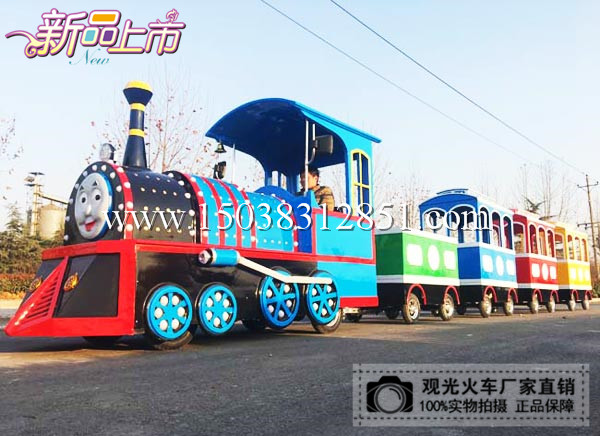 Amusement equipment, amusement facilities, electric trackless sightseeing train