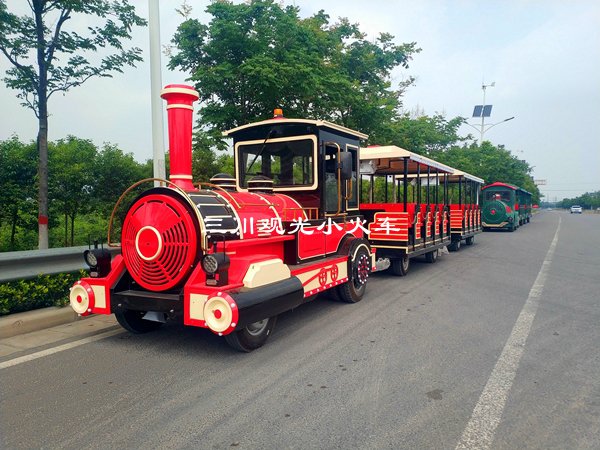 无轨小火车,观光旅游小火车,网红无轨观光小火车厂家